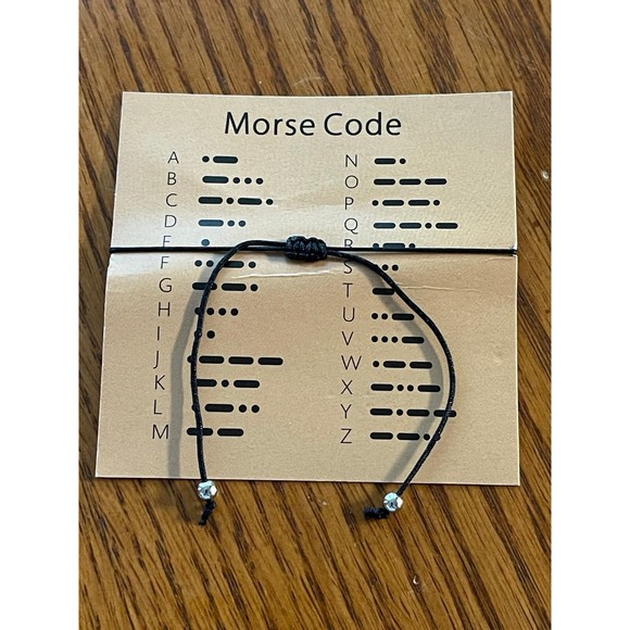 Fearless Morse Code Bracelet - Picture 3 of 3